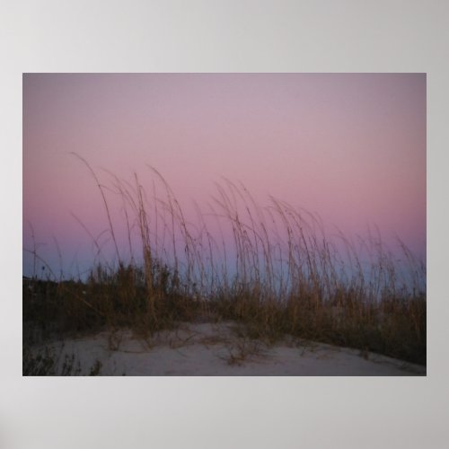 Sunset at Sullivans Island South Carolina Poster