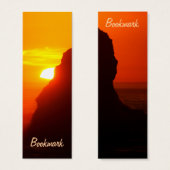 Sunset at the beach bookmark (Front & Back)
