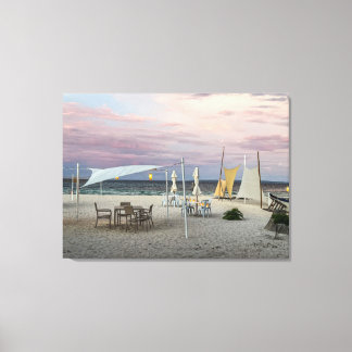 Sunset at the Beach Canvas Print