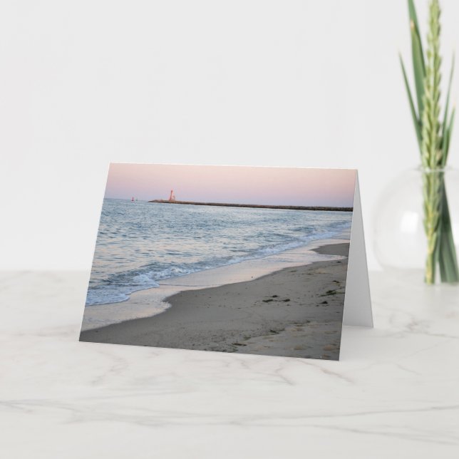 Sunset at the Beach Card (Front)