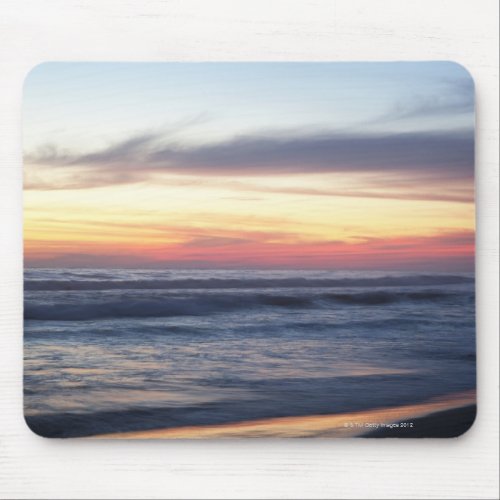 Sunset at the beach mouse pad