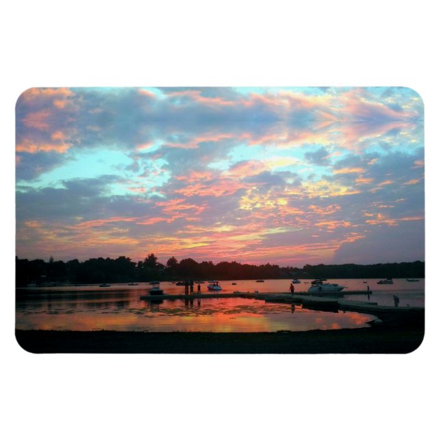 Sunset at The Cove Magnet (Horizontal)