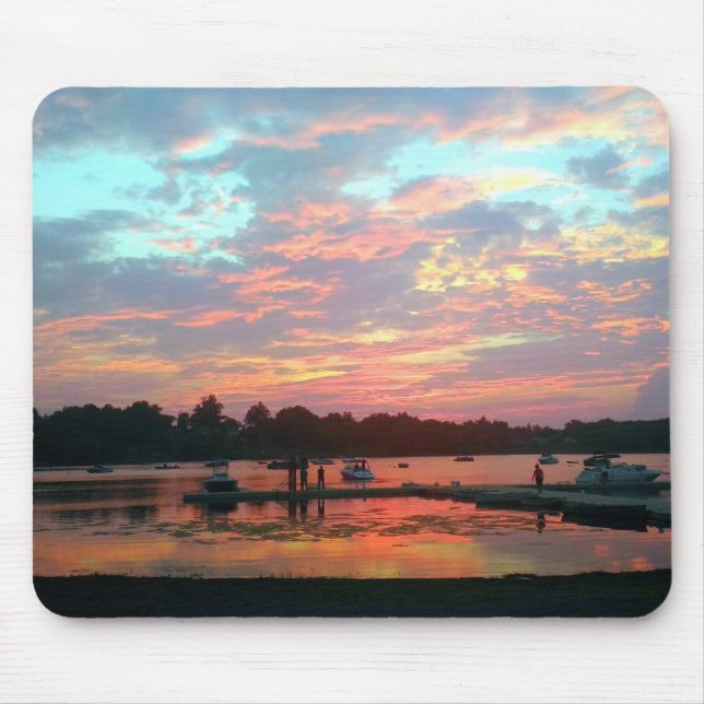 Sunset at The Cove Mouse Pad (Front)