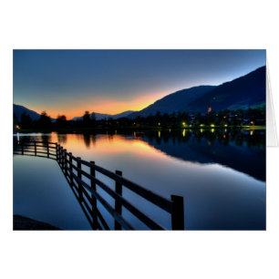 Sunset at Uttendorfer See Cards