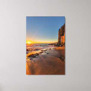 Sunset at Victoria Beach 2 Canvas Print