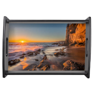 Sunset at Victoria Beach Serving Tray