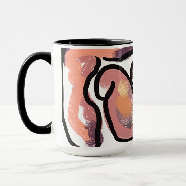 Sunset Autumn squirrel Mug (Left)