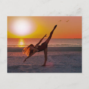Sunset Ballet Postcard