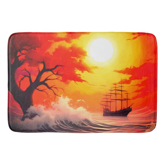 Sunset Bath Mat (Front)