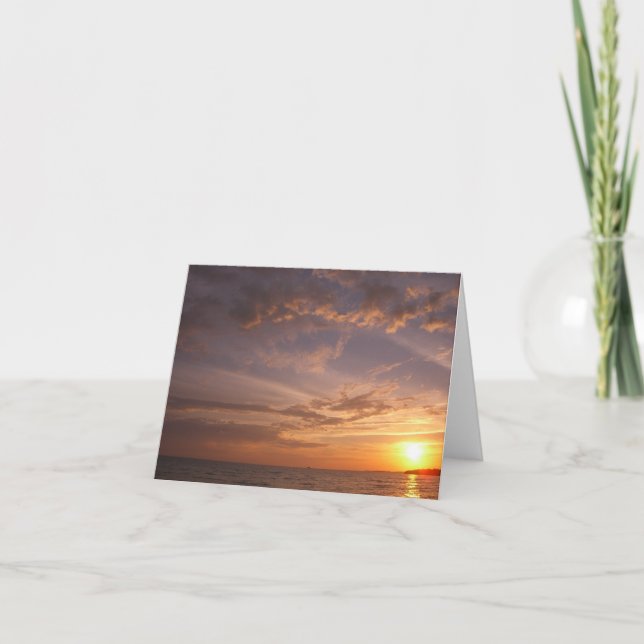 Sunset Bay V Providenciales Turks and Caicos Card (Front)