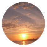 Sunset Bay VI Providenciales Turks and Caicos Classic Round Sticker