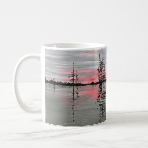 Sunset Bayou with Strengthening Verse JW Coffee Mug