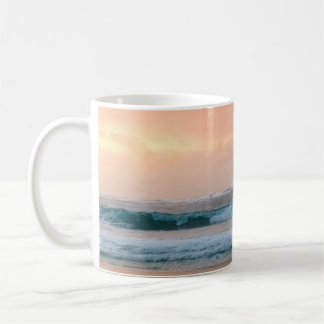 Sunset Beach and ocean Coffee Mug