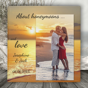 Sunset Beach and Ocean Wedding Photo Binder