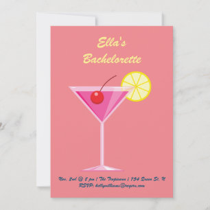 Sunset Beach Bachelorette Party Invitation