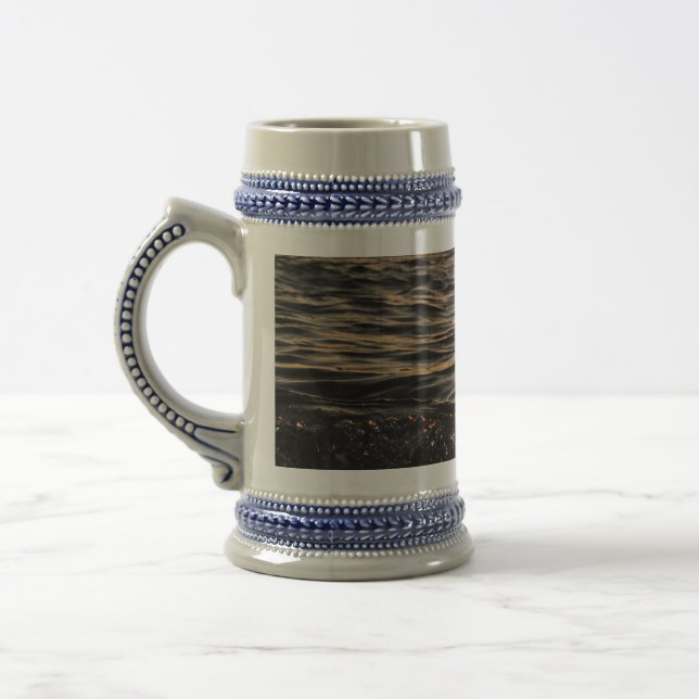 sunset beach beer stein (Left)