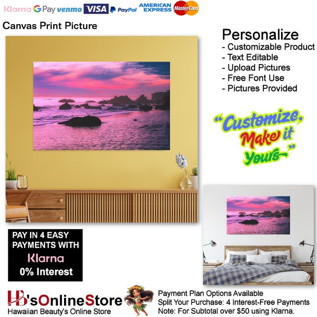 Sunset Beach Canvas Print Picture 16 (Sunset Beach Canvas Print Picture 16.)