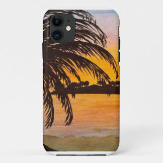 sunset beach iPhone 11 case
