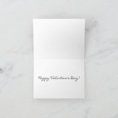 Sunset Beach Couple Love Valentine's Day Holiday Card (Inside)