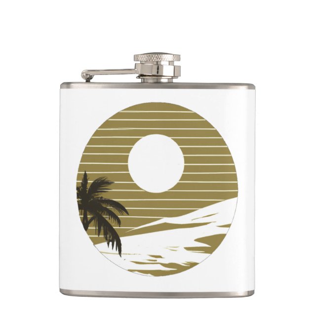 Sunset Beach Flask (Front)