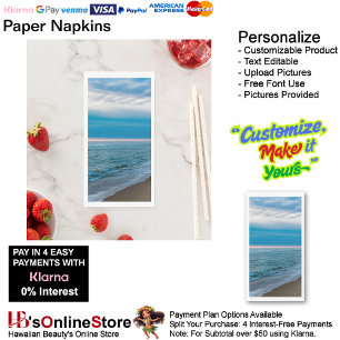 Sunset Beach Guest Towel Paper Napkins 23
