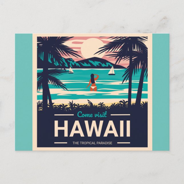 Sunset Beach Hawaii Postcard (Front)
