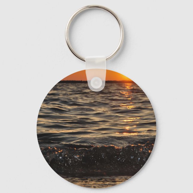 sunset beach keychain (Front)
