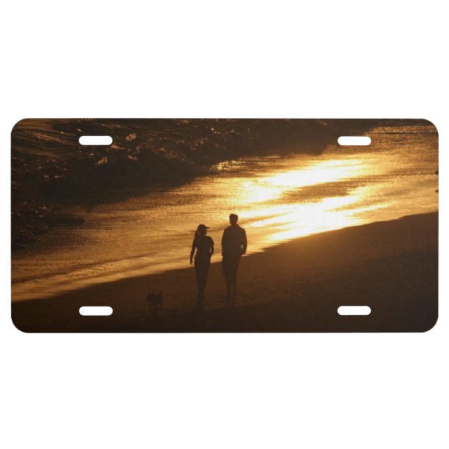 Sunset Beach License Plate (Front)