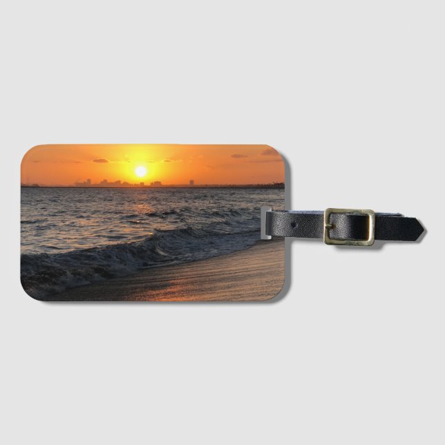 Sunset Beach Luggage Tags (Front Horizontal)