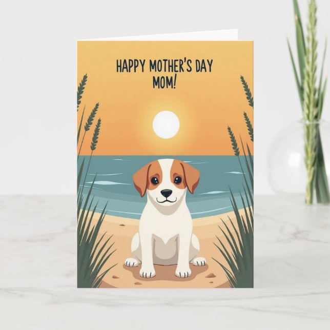 Sunset Beach Mothers Day Card (Front)