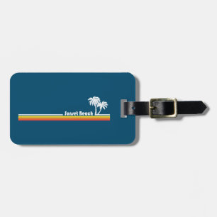 Sunset Beach North Carolina Luggage Tag