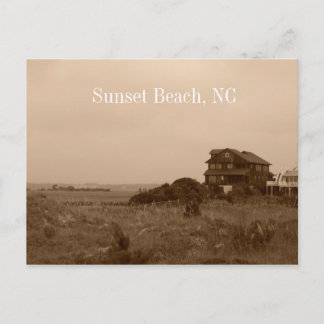 Sunset Beach North Carolina Postcard