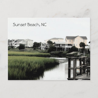 Sunset Beach North Carolina Postcard