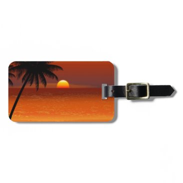 sunset beach oahu hawaii north shore postcard luggage tag sunset beach oahu hawaii north shore postcard luggage tag