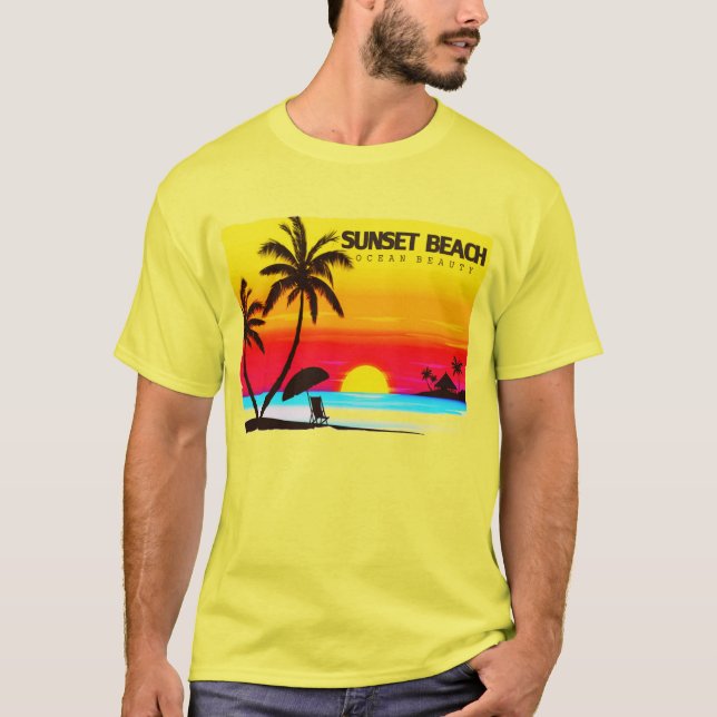 Sunset Beach: Ocean Beauty T-Shirt (Front)