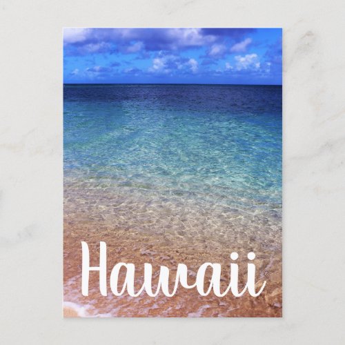 Sunset Beach on Oahu Hawaii Postcard