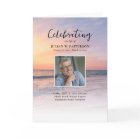 Sunset Beach Photo Celebration of Life Funeral