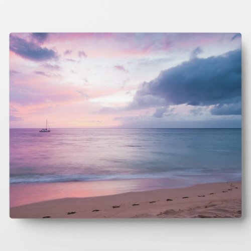 Sunset Beach Photo Plaque