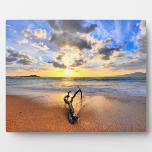 Sunset Beach Photo Plaque