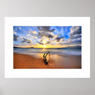 Sunset Beach Poster