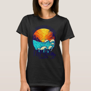 Sunset Beach Retro St Augustine Florida Family Va T-Shirt