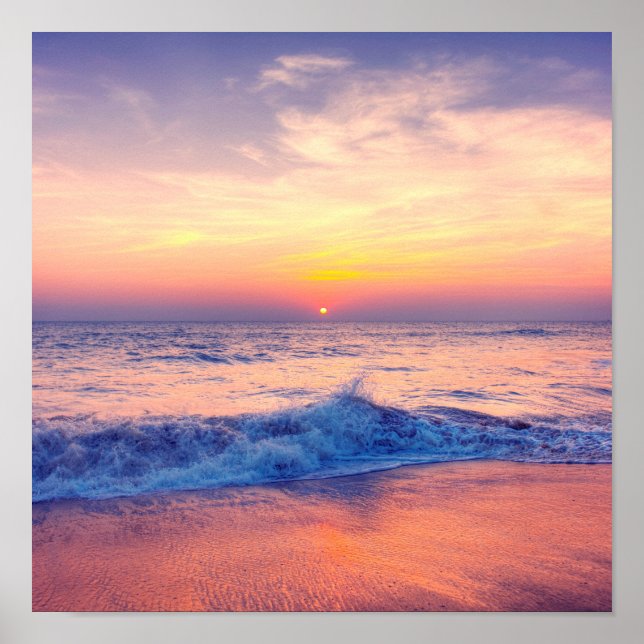 Sunset beach samoa poster (Front)