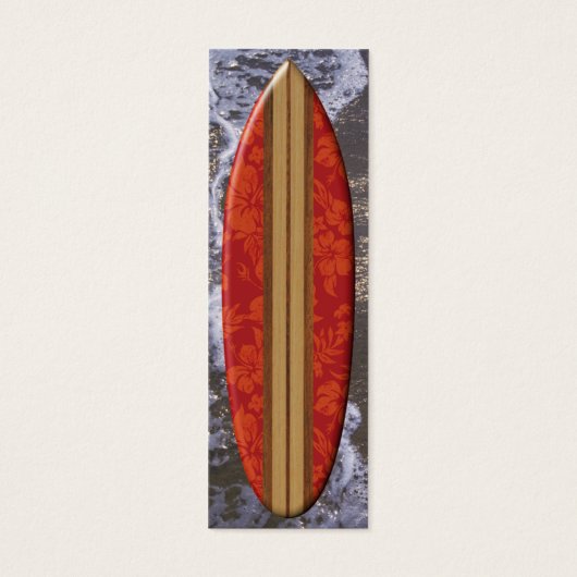 Sunset Beach Surfboard Bookmark (Front)