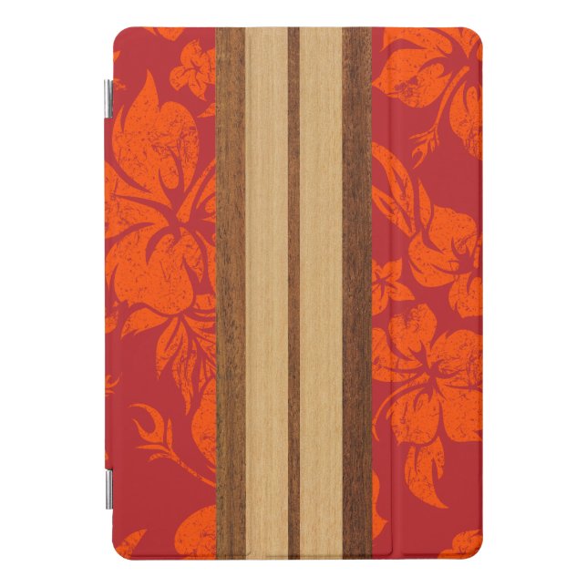 Sunset Beach Surfboard Hawaiian iPad Smart Cover (Front)