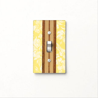 Sunset Beach Surfboard Hawaiian Light Switch Cover