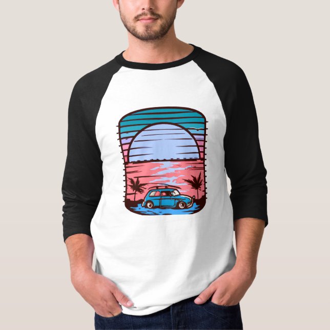 Sunset Beach T-Shirt (Front)
