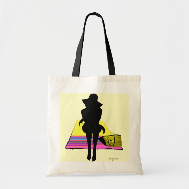 Sunset Beach Tote Bag (Front)