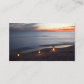 Sunset Beach Travel Business Card (Back)