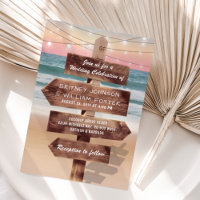 Sunset Beach Tropical Destination Wedding