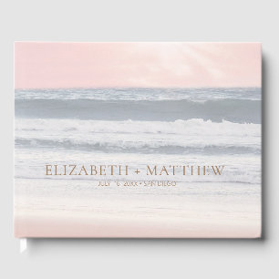 Sunset Beach Wedding Oceanside Wedding Guest Book